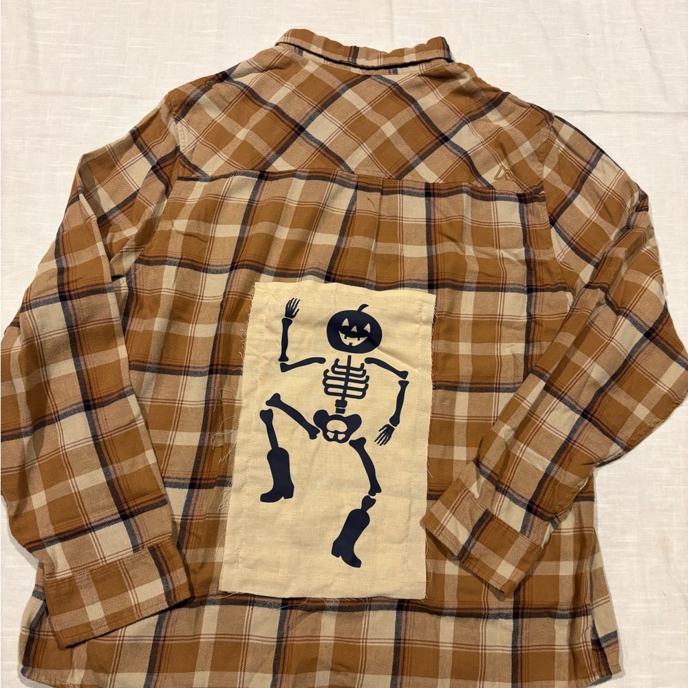 Flannel with patchwork
